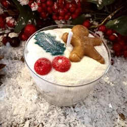 bougie biscuit de Noël