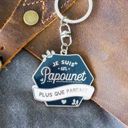 PORTE-CLÉS - JE SUIS UN PAPOUNET PLUS QUE PARFAIT