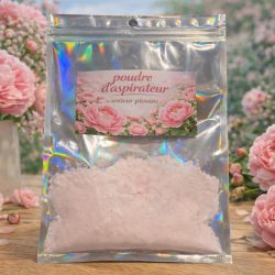Poudre d'aspirateur senteur : pivoine
