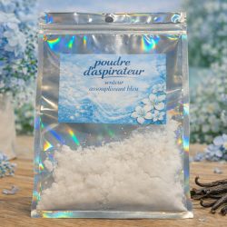 Poudre d'aspirateur senteur : assouplissant bleu