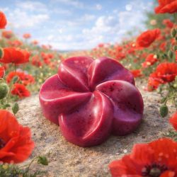 Fondant fleur senteur coquelicot
