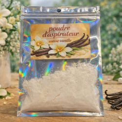 Poudre d'aspirateur : senteur vanille