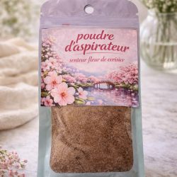 Poudre d'aspirateur senteur : fleur de cerisier 50g