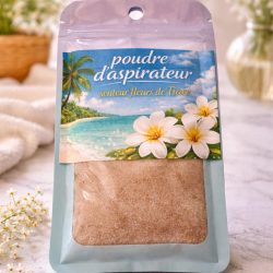 Poudre d'aspirateur senteur:  FLEUR DE TIARÉ  50G