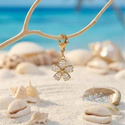 Charms Fleur Zircon