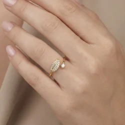BAGUE FEUILLE