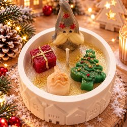 Bougie le Noël des lutins