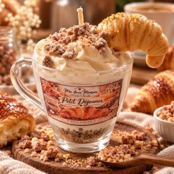 Bougie croissant au beurre