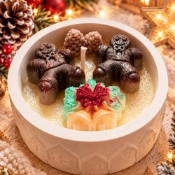 Bougie de Noël – Senteur Pain d’épices 🎄