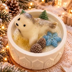 Bougie de Noël – La magie de l’hiver